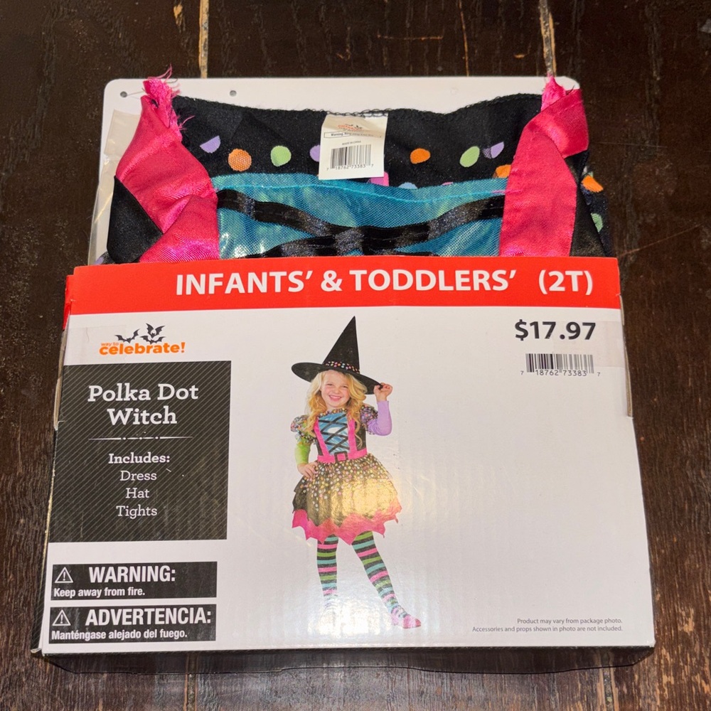Celebrate Polka Dot Witch Costume for Toddlers
